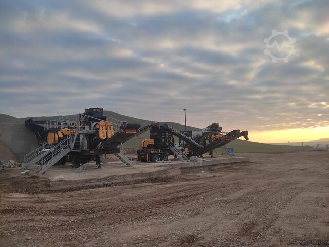 Crushing equipment/mobile crushing plant FABO Crushing equipment Mobile Jaw Crusher Fullstar-110