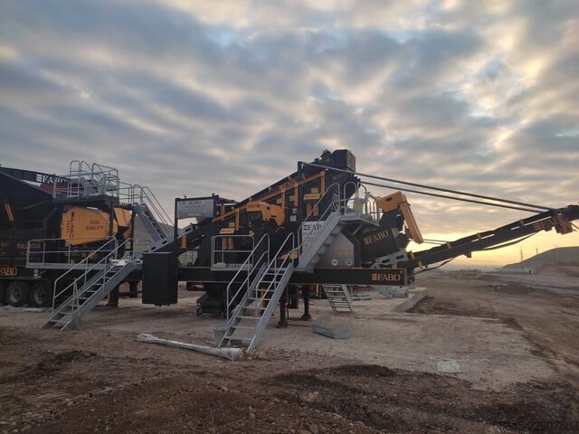 Crushing equipment/mobile crushing plant FABO Crushing equipment Mobile Jaw Crusher Fullstar-110