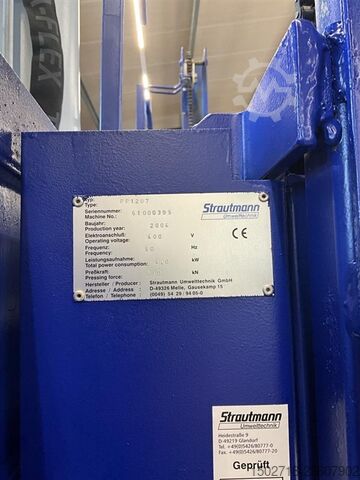 Bale press Strautmann PP1207