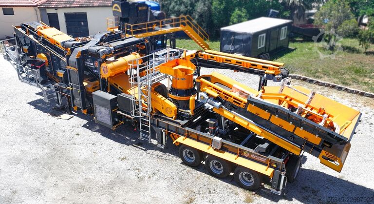 Crushing equipment FABO cone crusher / stone crusher 80-100 TPH Cone crusher MCC-100