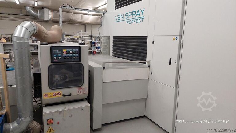 Finishing line Venjakob Perfect and pallet dryer Venjakob VEN SPRAY Perfect