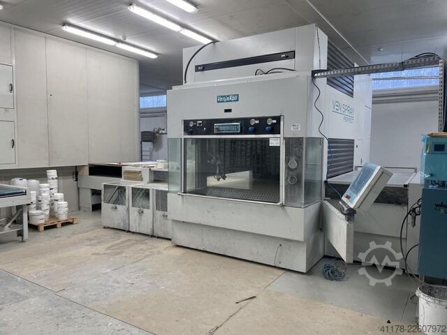 Finishing line Venjakob Perfect and pallet dryer Venjakob VEN SPRAY Perfect