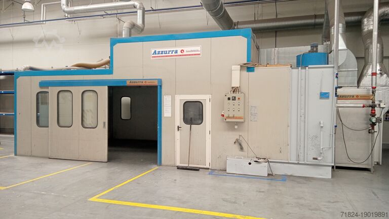 Tecno Azzurra MIX 5x10 (7 m) Kabina lakierniczo - suszarnicza Azzurra