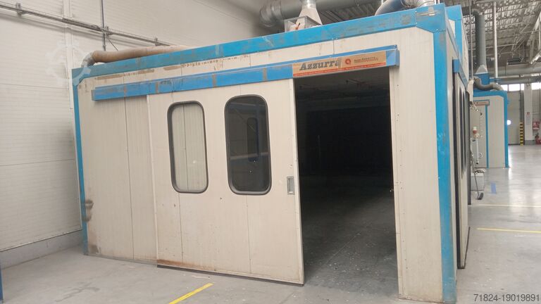 Tecno Azzurra MIX 5x10 (7 m) Kabina lakierniczo - suszarnicza Azzurra