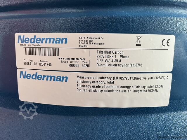 Mobile filter and extraction unit Nederman FilterCart Kohle