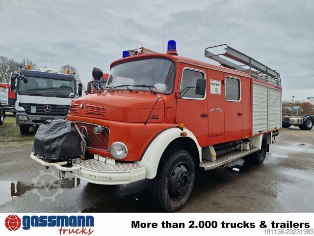 Fire truck Mercedes-Benz LAF 1113 B 4x4 Doka, LF 16 TS