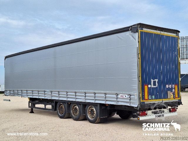Auflieger mit Pritsche & Plane Schmitz Cargobull Curtainsider Mega