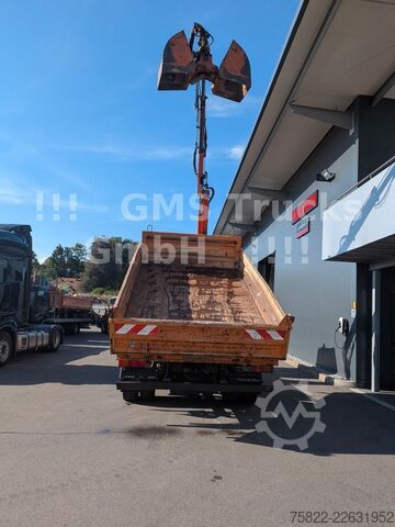 Kipper LKW MERCEDES-BENZ Atego 1218 / Kipper+Kran / load 5,2ton / E3