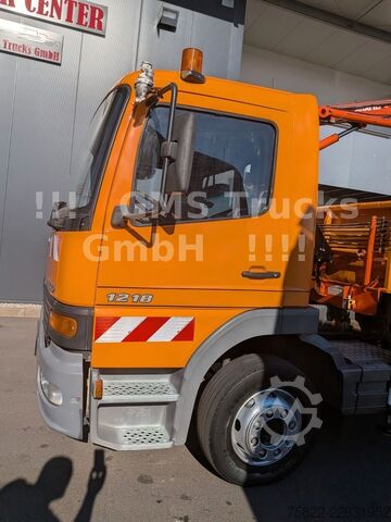 Kipper LKW MERCEDES-BENZ Atego 1218 / Kipper+Kran / load 5,2ton / E3
