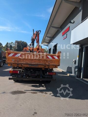 Kipper LKW MERCEDES-BENZ Atego 1218 / Kipper+Kran / load 5,2ton / E3
