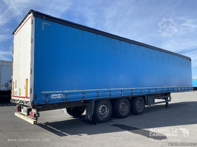 Open semitrailer with tarp Schmitz Cargobull Semitrailer Curtainsider Standard