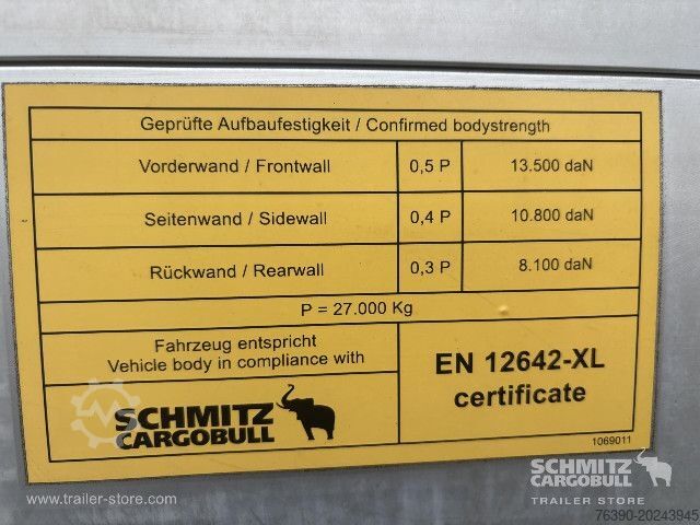 Open semitrailer with tarp Schmitz Cargobull Semitrailer Curtainsider Standard