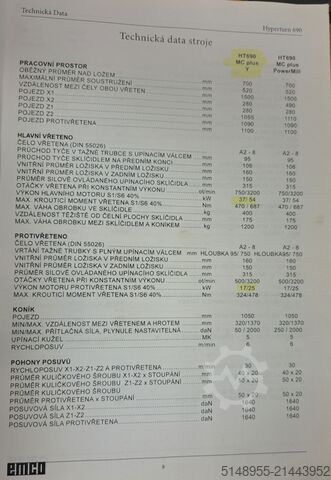 CNC turning and milling center EMCO Hyperturn 690 MC