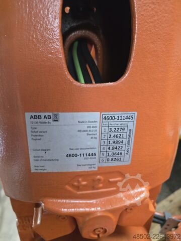 ABB Robotics ABB ABB IRB4600-45/2.05 IRC5 controller-TPU-RW6.X LOW DTC