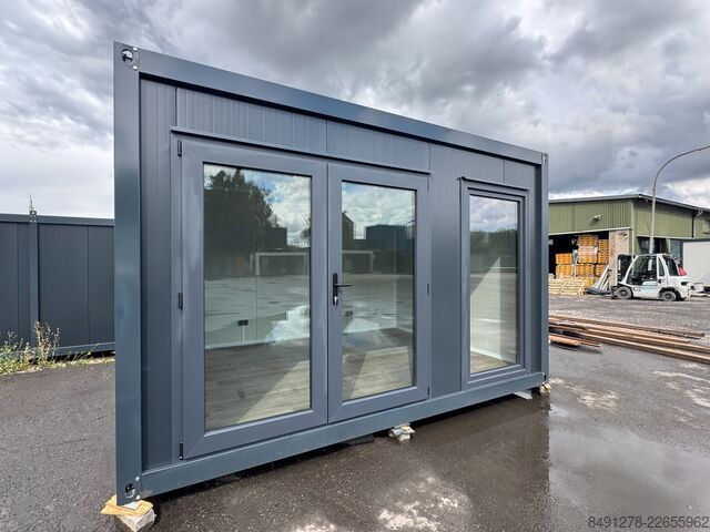 Residential container Villex Bürocontainer 4x3m | Büro, Garten, Bau