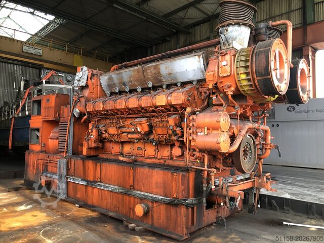Emergency power generator, diesel generator, generator Deutz-MWM BV16M628