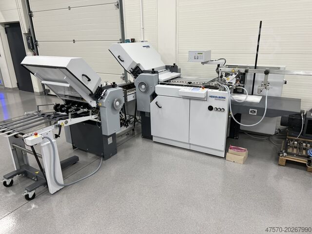 Folding machine Heidelberg Stahlfolder Ti 52 4/4 Folding Machine with gate fold