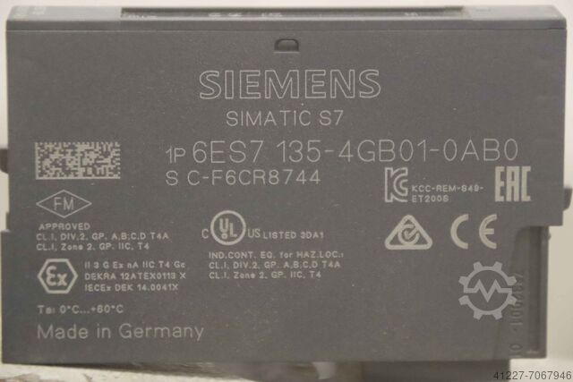 Electronic module ET 200S Siemens 6ES7 135-4GBO1-OABO