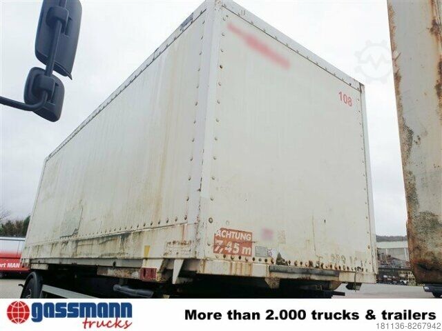 Wechselfahrgestell LKW Krone Wechselbrücke Koffer mit Rolltor