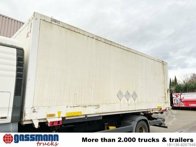 Wechselfahrgestell LKW Krone Wechselbrücke Koffer mit Rolltor