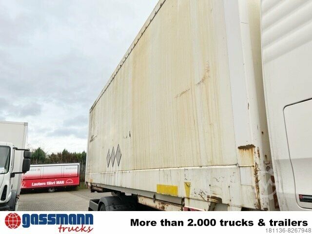 Wechselfahrgestell LKW Krone Wechselbrücke Koffer mit Rolltor