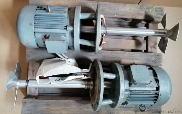 4x propeller agitator 11kW agitator Erwin Stelzer Warburg DRK64D
