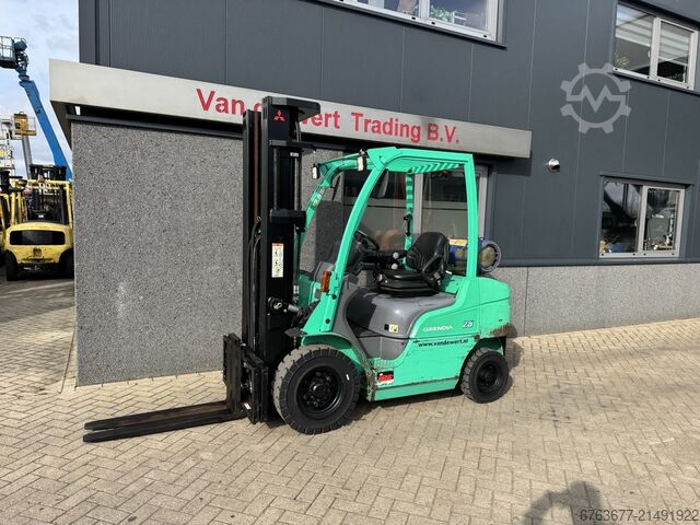 Mitsubishi FG25N Triplex 550 Lift Height / Freelift / Sideshift / 4th Function LPG 2013 MITSUBISHI FG25N Triplo 550 Freelift / Sideshift / 4e functie LPG 2013