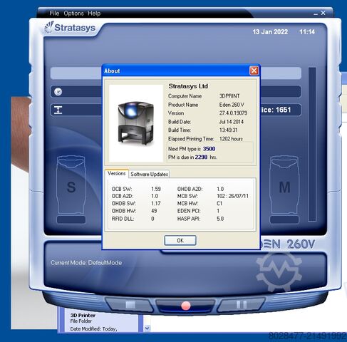 3D Drucker Stratasys Objet Eden 260VS