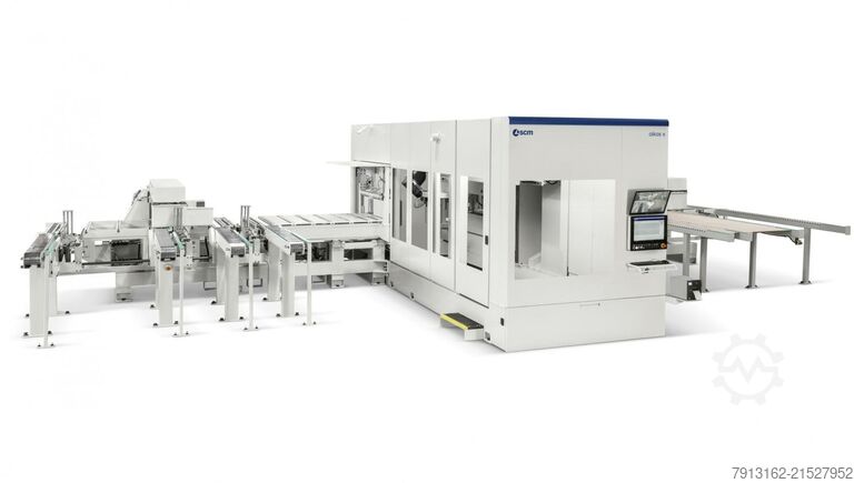 Bearbeitungszentrum mit Durchlauf SCM Routech Oikos 12