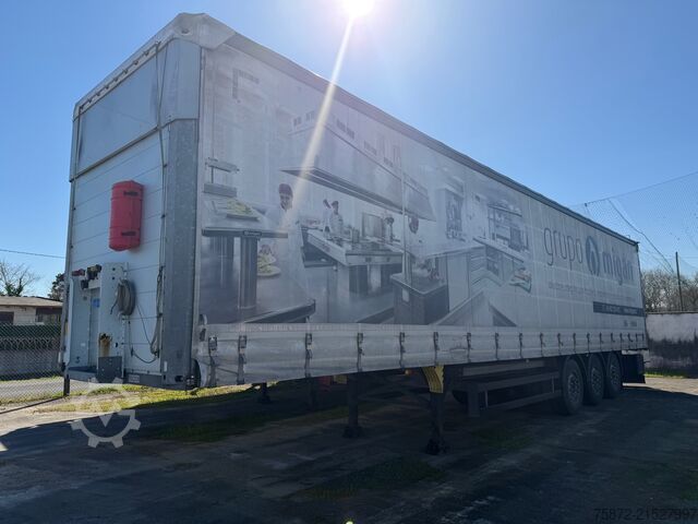 Open semitrailer with tarp Schmitz Cargobull TAULINER CON ELEVACION