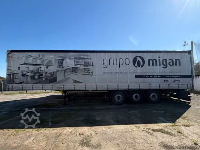 Open semitrailer with tarp Schmitz Cargobull TAULINER CON ELEVACION