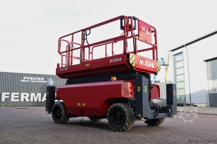 Scissor lift Magni ES1418RT New And Available Directly From Stock, El