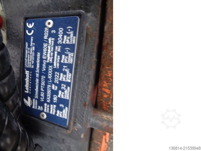 Mobilbagger VOLVO EW60E Powertilt + Löffelpaket