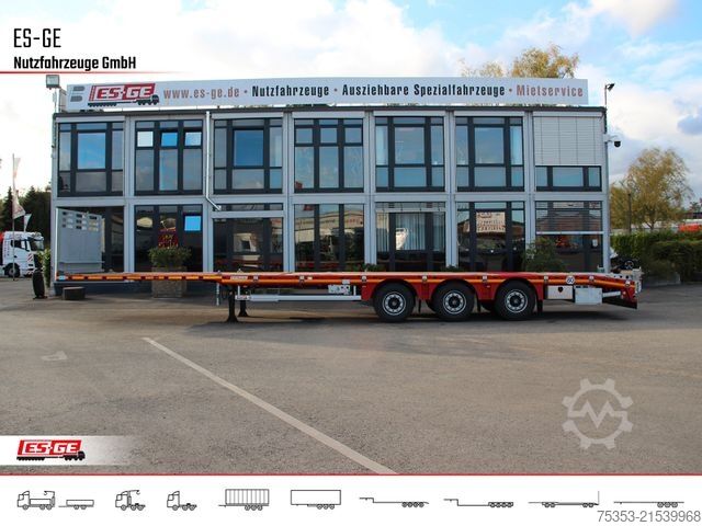 Auflieger mit Arbeitsbühne FAYMONVILLE MAX Trailer MAX200 Sattelanhänger Megatrailer
