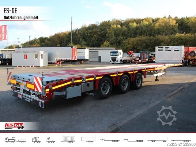Auflieger mit Arbeitsbühne FAYMONVILLE MAX Trailer MAX200 Sattelanhänger Megatrailer