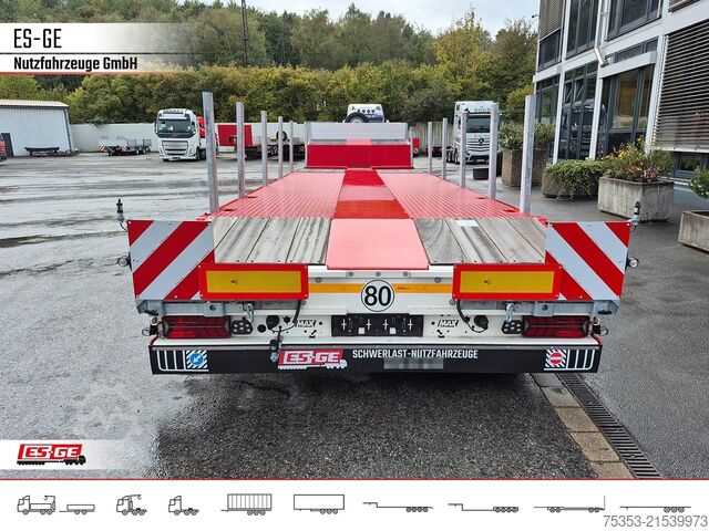 Low loader semitrailer FAYMONVILLE MAX Trailer MAX100 Semi-Tieflader