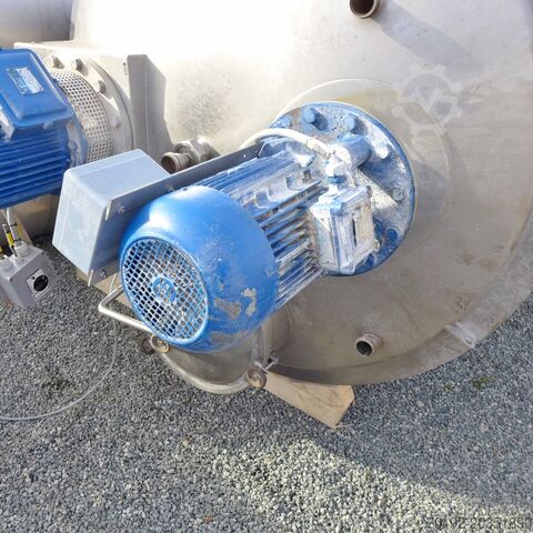 3800 Liter isolierter Rührwerksbehälter aus V4A mit 2 Rührwerken 8901