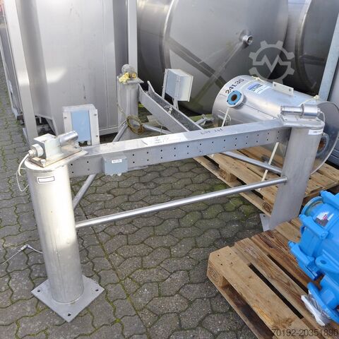 3800 Liter isolierter Rührwerksbehälter aus V4A mit 2 Rührwerken 8901