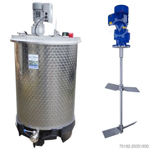 Werksneuer 550 Liter Rührwerksbehälter mit Balkenrührwerk (Typ SDE) 12020