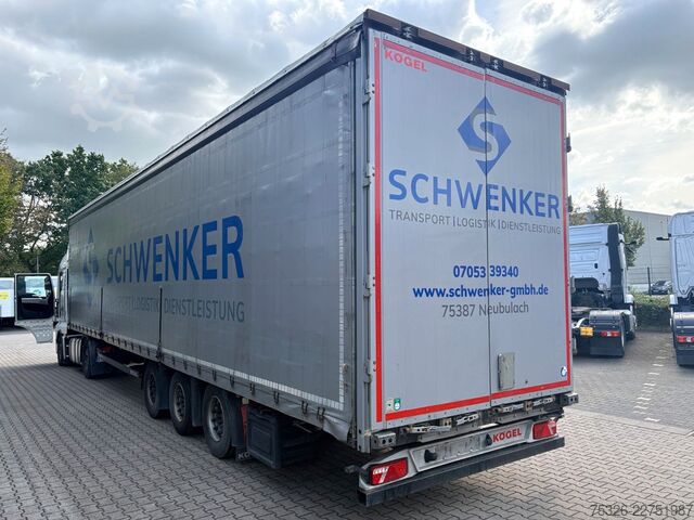Semitrailer KÖGEL Mega Light Plus Lift 2x Fast Slider, SAF