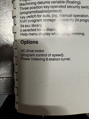 Harrison Trainer 280 CNC/Manual Harrison Trainer 280 CNC/Manual