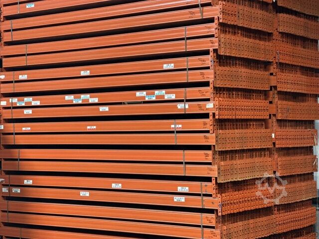 3.300 mm / K: 120 x 50 mm / orange Mecalux Palettenregaltraverse Traverse Regal