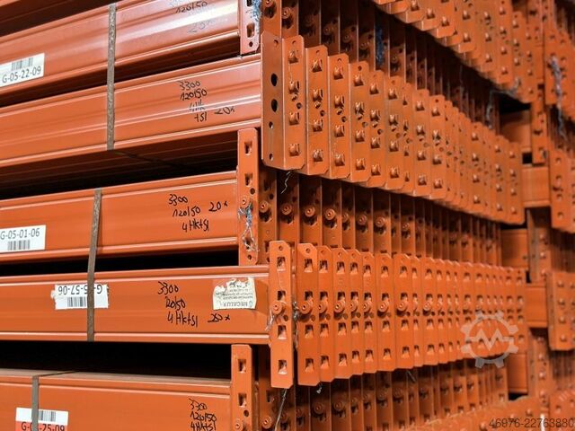 3.300 mm / K: 120 x 50 mm / orange Mecalux Palettenregaltraverse Traverse Regal