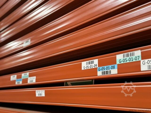 3.300 mm / K: 120 x 50 mm / orange Mecalux Palettenregaltraverse Traverse Regal