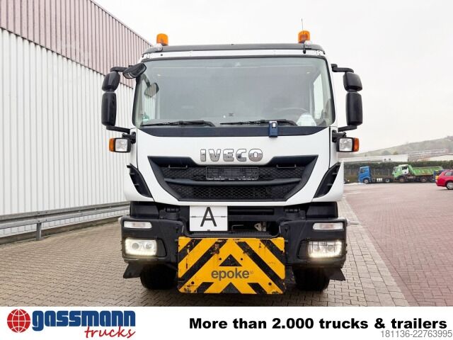 Tipper truck Iveco Trakker AD190T36 4x2, Kran,
