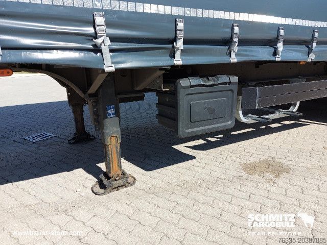 Auflieger mit Pritsche & Plane Schmitz Cargobull Curtainsider Mega