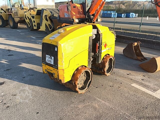 Tandem Roller Ammann ARR 1575 – Remote-Controlled Trench Roller Ideal for Soil Compaction