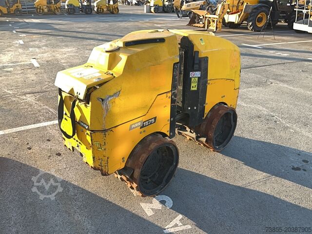 Tandem Roller Ammann ARR 1575 – Remote-Controlled Trench Roller Ideal for Soil Compaction