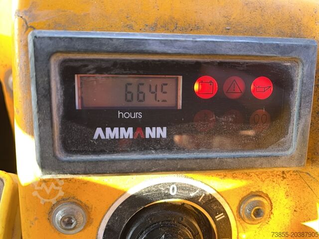 Tandem Roller Ammann ARR 1575 – Remote-Controlled Trench Roller Ideal for Soil Compaction