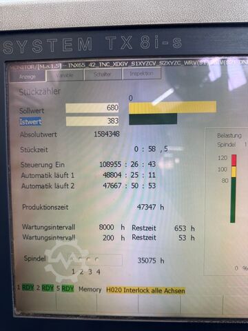 CNC-Drehmaschine Traub TNX 65/42